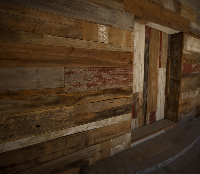 原田写真館サブスタジオのアンティークウッド