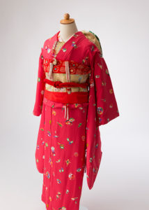 七五三7歳女の子着物紅色