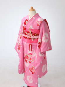 七五三7歳女の子着物ピンク