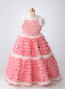 3歳用ピンクのドレス