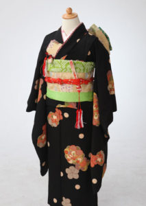 七五三7歳女の子着物黒