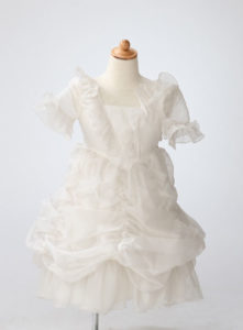 七五三3歳用白いドレス