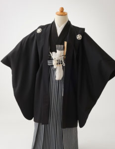 5歳男の子着物黒
