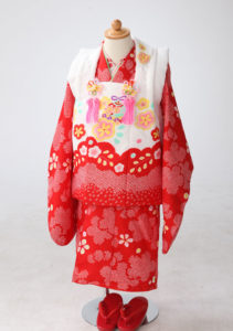 3歳女の子753着物・被布