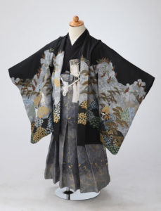 5歳男の子着物黒