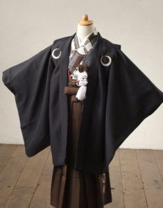 黒の5歳男の子着物