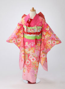 ピンク七五三7歳女の子着物