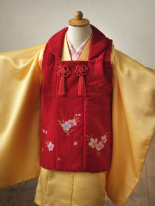 七五三3歳女の子着物被布